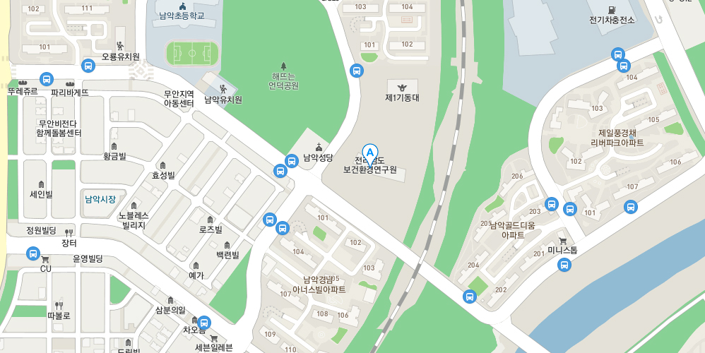 본원 지도 위치 이미지